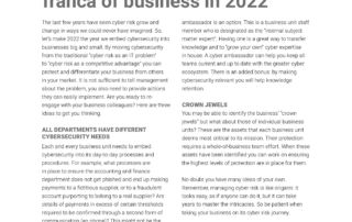 lets make security the lingua franca of business in 2022