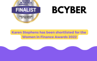 Women in finance awards 2022 BCyber