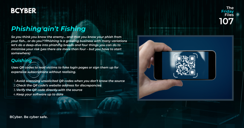 Phishing ain’t Fishing