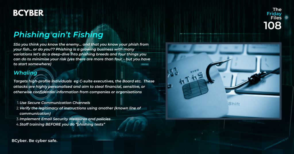 Phishing ain’t Fishing