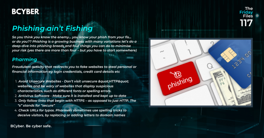 Phishing ain’t Fishing