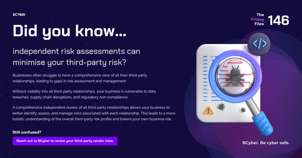  A cybersecurity professional analyzing third-party risk assessment data on a digital dashboar