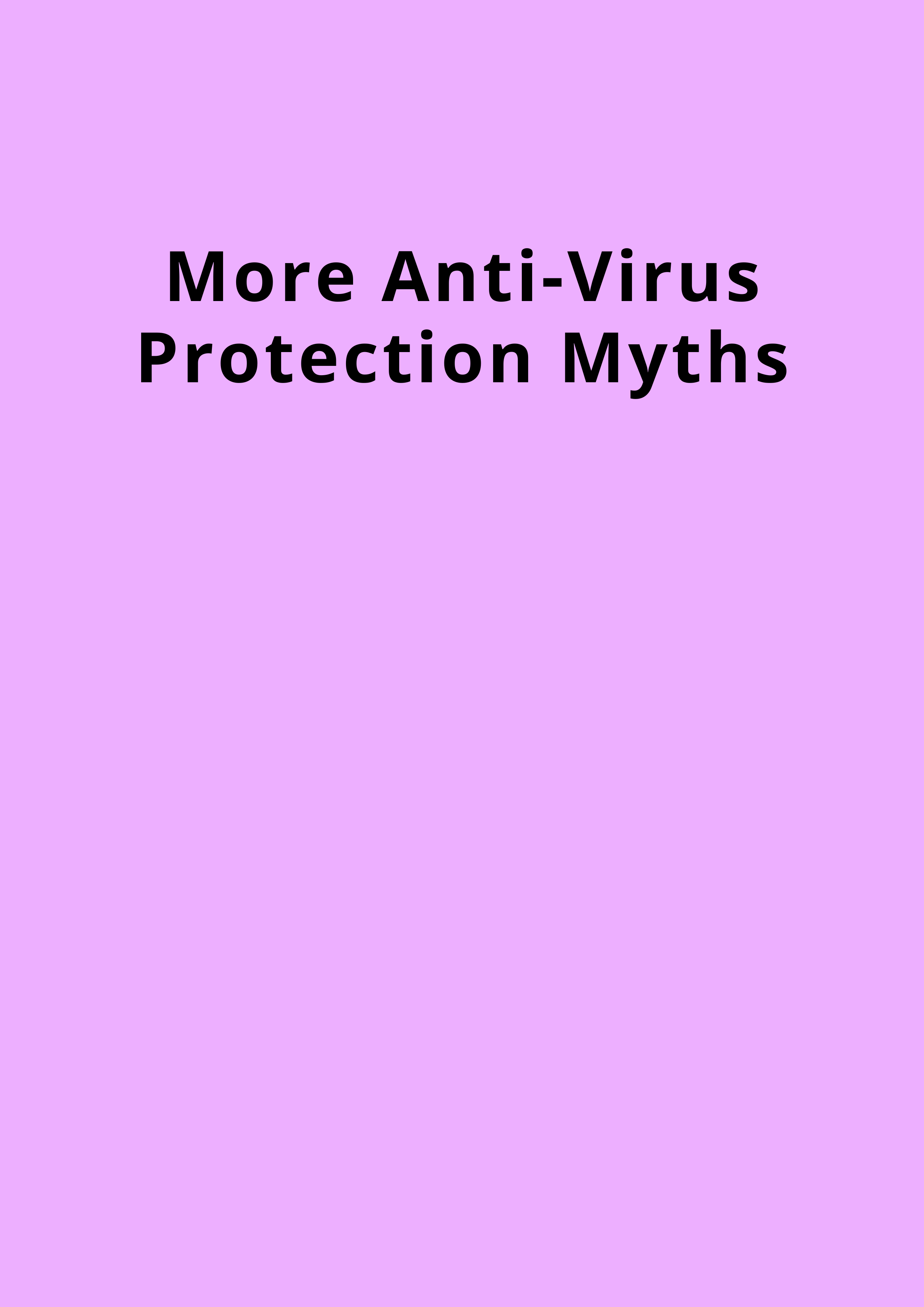 A digital illustration showing a confused person standing between a laptop and a shield labeled "Antivirus", surrounded by question marks and warning icons.